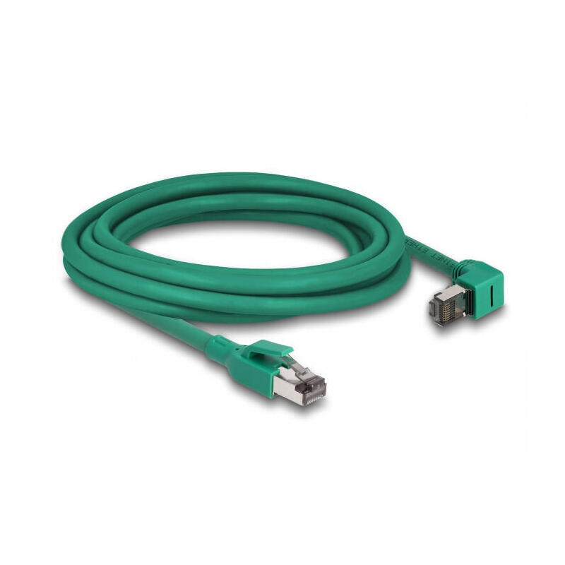 delock-rj45-netzwerkcable-profinet-sf-utp-90-gewinkelt-3-m-grun