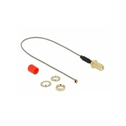 delock-antennencable-sma-buchse-zum-einbau-ferritkern-zu-i-pex-inc-mhf-i-stecker-113-20-cm-gewindelange-10-mm