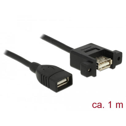 delock-cable-usb-20-typ-a-buchse-usb-20-typ-a-buchse-zum-einbau-1-m