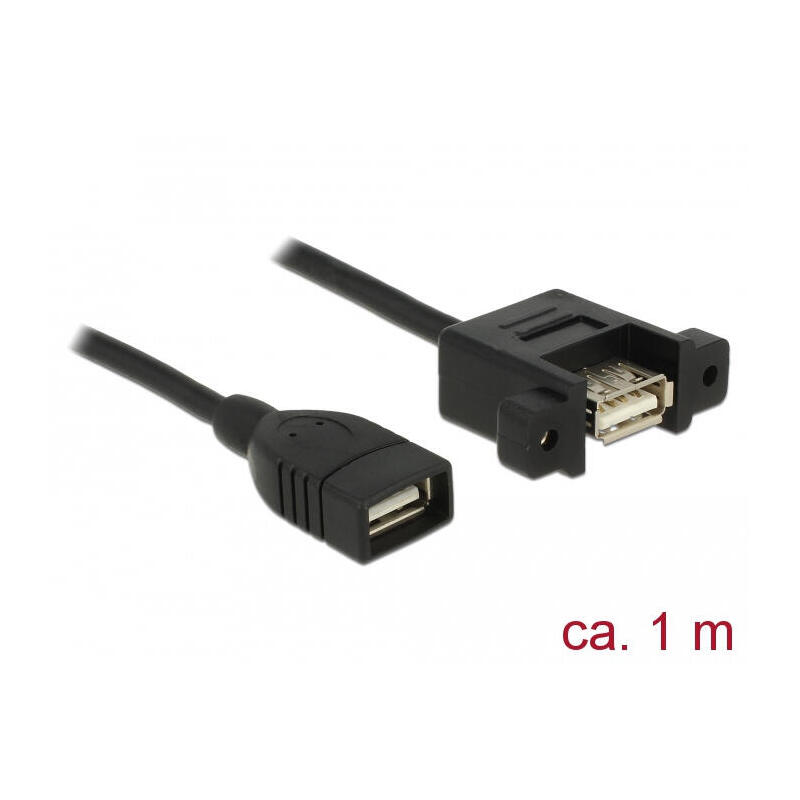 delock-cable-usb-20-typ-a-buchse-usb-20-typ-a-buchse-zum-einbau-1-m