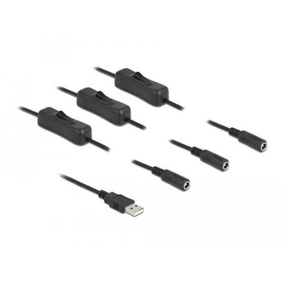 delock-cable-usb-typ-a-stecker-zu-3-x-dc-55-x-21-mm-buchse-mit-schalter-1-m