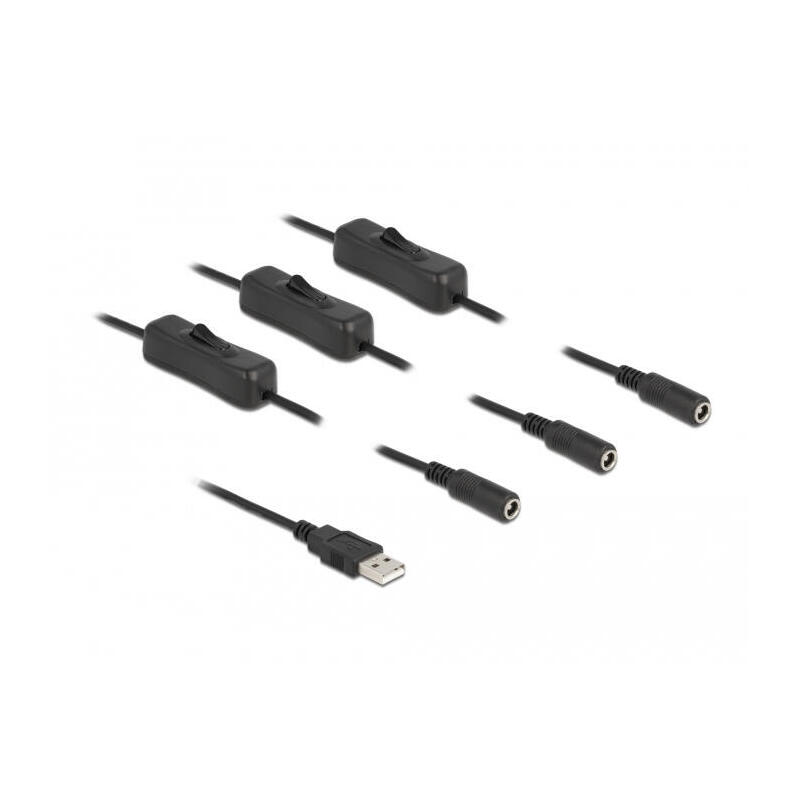 delock-cable-usb-typ-a-stecker-zu-3-x-dc-55-x-21-mm-buchse-mit-schalter-1-m