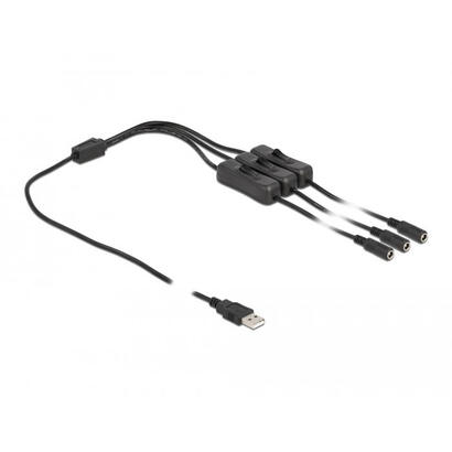 delock-cable-usb-typ-a-stecker-zu-3-x-dc-55-x-21-mm-buchse-mit-schalter-1-m