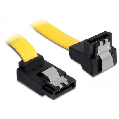 cable-delock-sata-6-gb-s-oben-gewinkelt-auf-unten-gewinkelt-20-cm-gelb