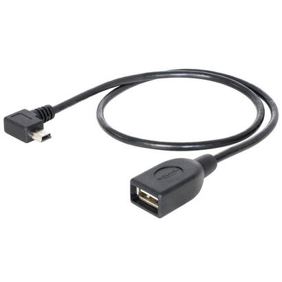 delock-cable-usb-mini-stecker-gewinkelt-usb-20-a-buchse-otg-50-cm
