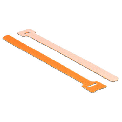 delock-klett-cablebinder-l-200-mm-x-b-12-mm-10-stuck-naranja