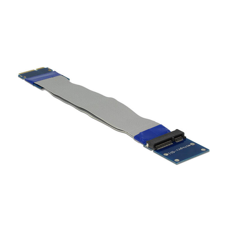 delock-verlangerung-mini-pci-express-msata-stecker-slot-riser-karte-mit-flexiblem-cable-13-cm