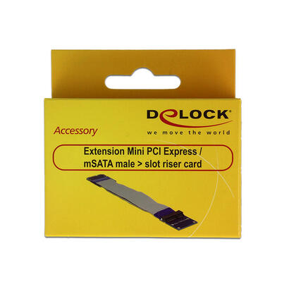 delock-verlangerung-mini-pci-express-msata-stecker-slot-riser-karte-mit-flexiblem-cable-13-cm