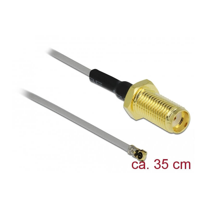 delock-antennencable-sma-buchse-zum-einbau-zu-i-pex-inc-mhf-4l-stecker-137-35-cm-gewindelange-10-mm