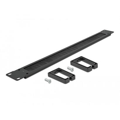 delock-19-cablemanagement-burstenleiste-mit-2-bugeln-1-he-schwarz
