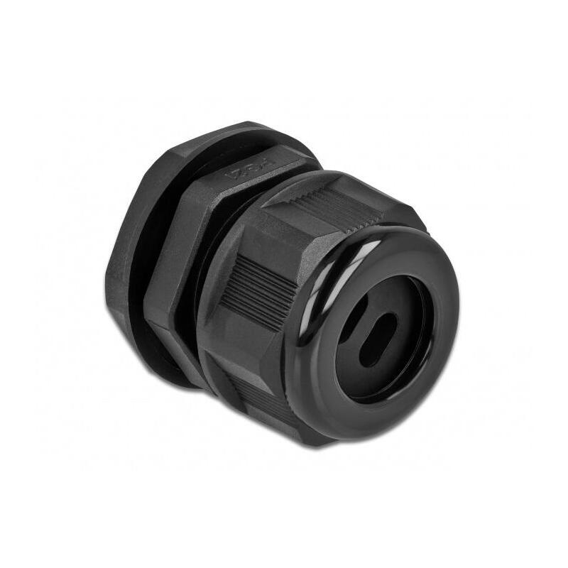 delock-cableverschraubung-pg21-fur-flachcable-mit-zwei-cableeinfuhrungen-schwarz-2-stuck