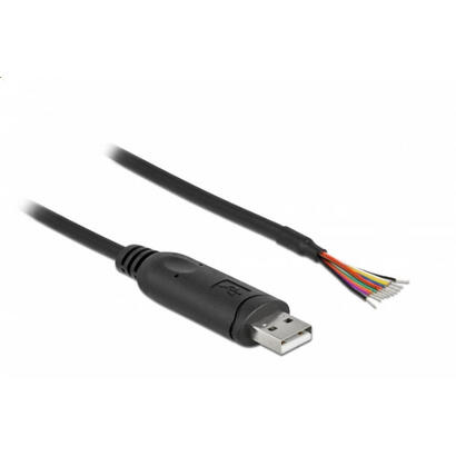 delock-adaptercable-usb-20-typ-a-zu-seriell-rs-232-mit-9-offenen-cableenden-schirmung-2-m