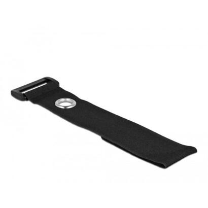 delock-klett-cablebinder-mit-schlaufe-und-befestigungsose-l-190-x-b-25-mm-schwarz-5-stuck