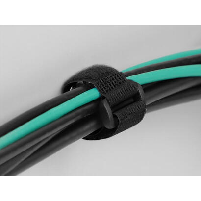 delock-klett-cablebinder-mit-schlaufe-und-befestigungsose-l-190-x-b-25-mm-schwarz-5-stuck