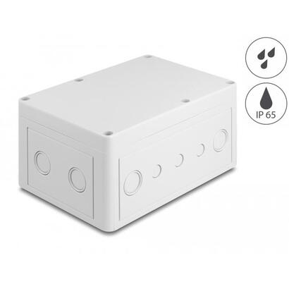 delock-installationsgehause-mit-cableeinfuhrungen-180-x-125-x-90-mm-grau