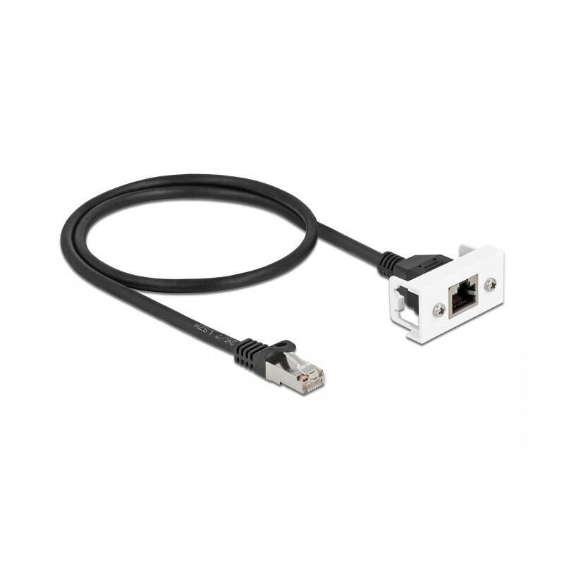 delock-netzwerk-verlangerungscable-fur-easy-45-modul-s-ftp-rj45-stecker-zu-rj45-buchse-cat6a-50-cm-schwarz-weiss