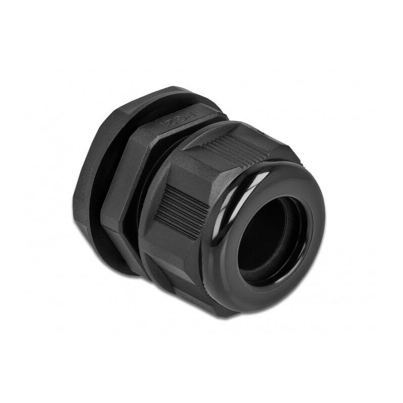 delock-cableverschraubung-pg21-fur-rundcable-schwarz-2-stuck