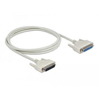 delock-serielles-cable-d-sub-25-stecker-zu-buchse-2-m
