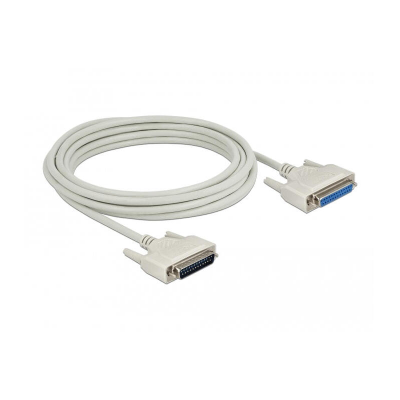 delock-serielles-cable-d-sub-25-stecker-zu-buchse-5-m