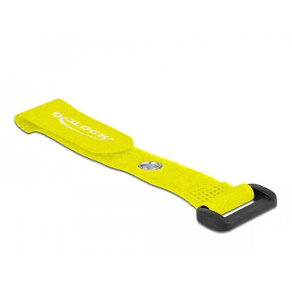 delock-klett-cablebinder-mit-schlaufe-und-befestigungsose-l-150-x-b-20-mm-gelb-5-stuck