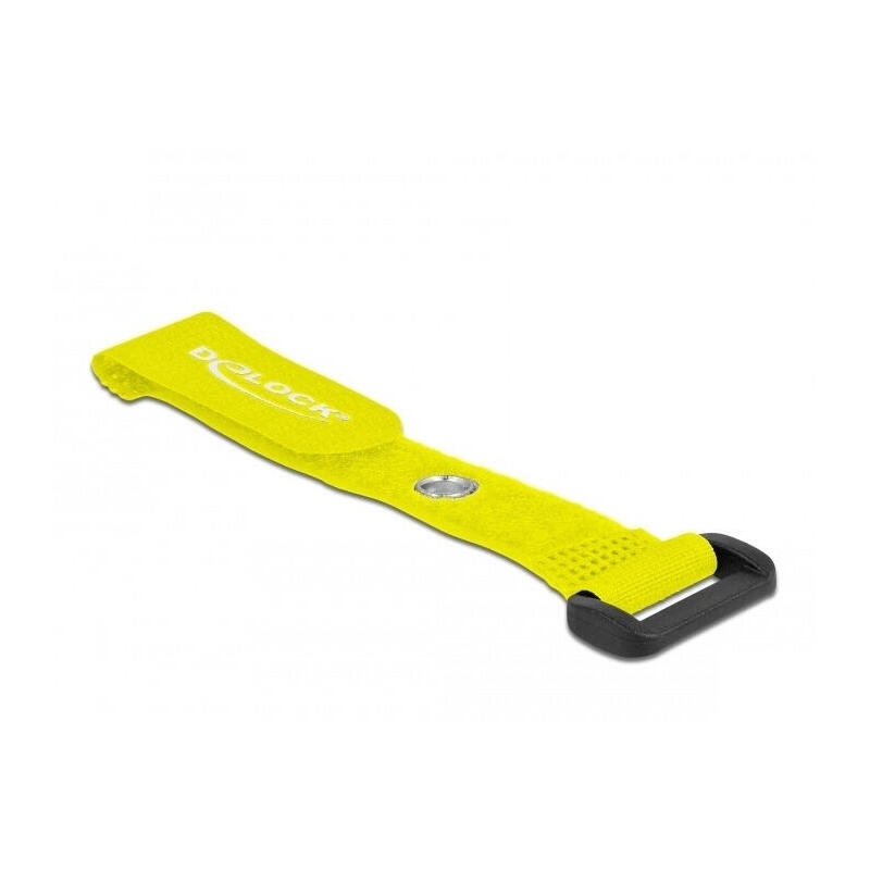 delock-19540-presilla-bridas-adherentes-para-cables-amarillo-5-piezas
