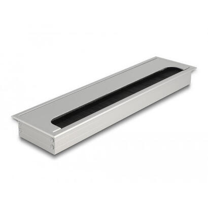 delock-cabledurchfuhrung-fur-tischeinbau-mit-burste-300-x-80-x-28-mm-silber