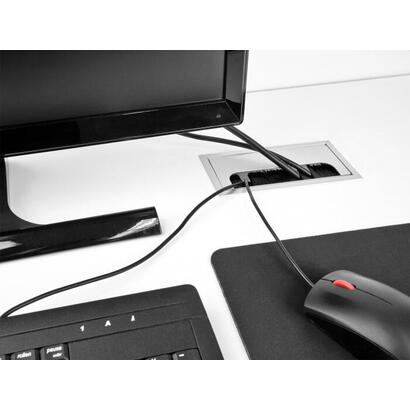 delock-cabledurchfuhrung-fur-tischeinbau-mit-burste-300-x-120-x-28-mm-silber