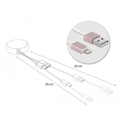 delock-usb-aufrollcable-typ-a-zu-lightning-weiss-rose