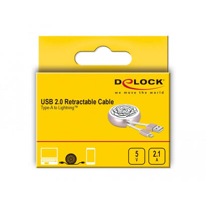 delock-usb-aufrollcable-typ-a-zu-lightning-weiss-rose