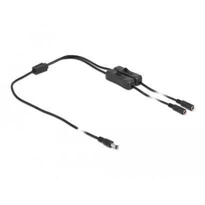 delock-cable-dc-55-x-21-mm-stecker-zu-2-x-dc-buchse-mit-schalter-1-m