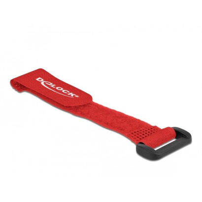 delock-19526-presilla-bridas-adherentes-para-cables-rojo-5-piezas