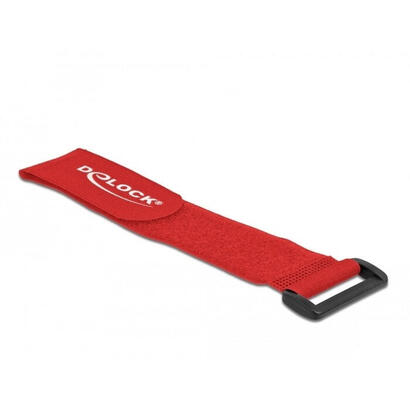 delock-19535-presilla-bridas-adherentes-para-cables-rojo-3-piezas