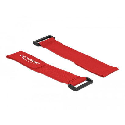 delock-19535-presilla-bridas-adherentes-para-cables-rojo-3-piezas