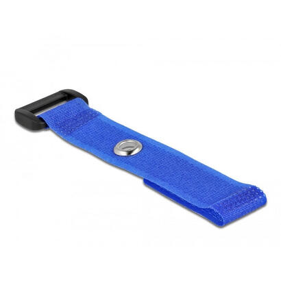 delock-klett-cablebinder-mit-schlaufe-und-befestigungsose-l-150-x-b-20-mm-blau-5-stuck