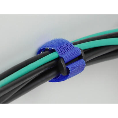 delock-klett-cablebinder-mit-schlaufe-und-befestigungsose-l-150-x-b-20-mm-blau-5-stuck