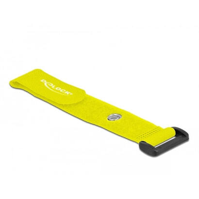 delock-19547-presilla-bridas-adherentes-para-cables-amarillo-5-piezas