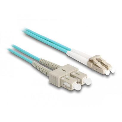 cable-delock-87910-de-fibra-optica-1-m-lc-sc-om3-color-aguamarina
