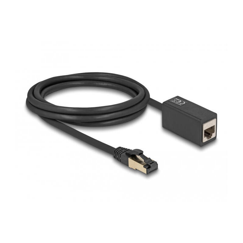 delock-netzwerk-verlangerungscable-rj45-stecker-zu-rj45-buchse-cat81-s-ftp-2-m-schwarz