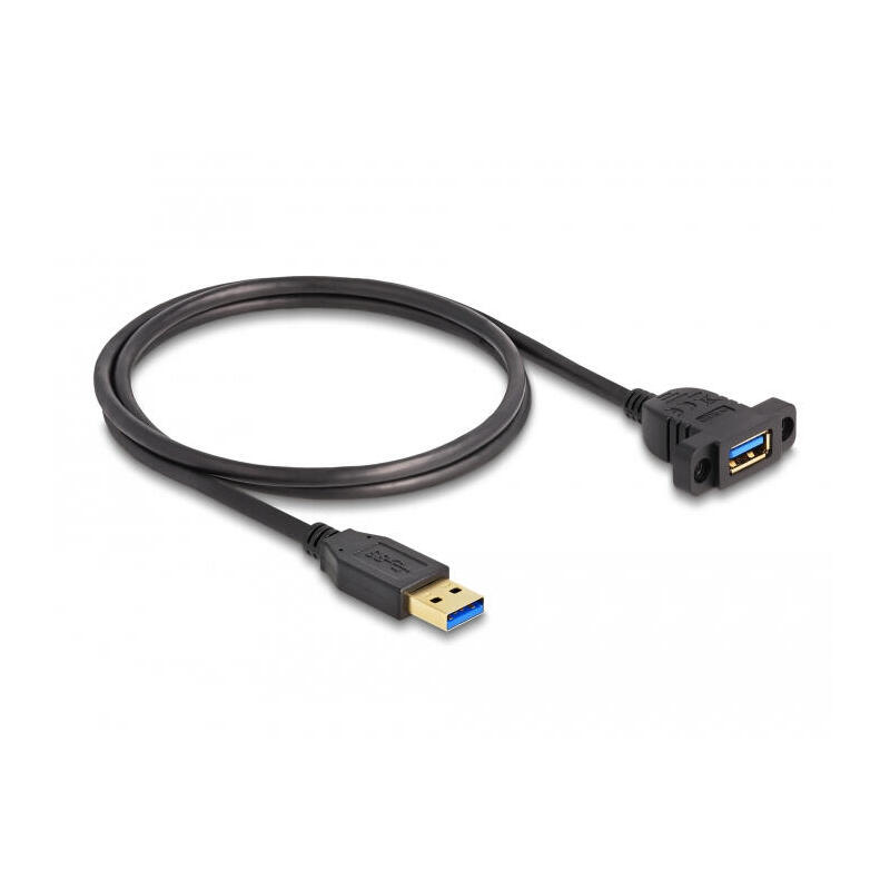 delock-superspeed-usb-5-gbps-usb-32-gen-1-cable-usb-typ-a-stecker-zu-buchse-1-m-zum-einbau-schwarz