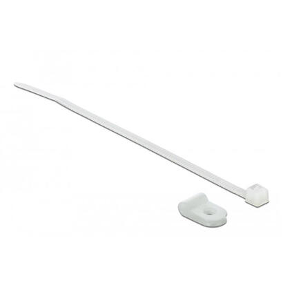 delock-befestigungsschelle-32-mm-mit-cablebinder-l-100-x-b-25-mm-weiss