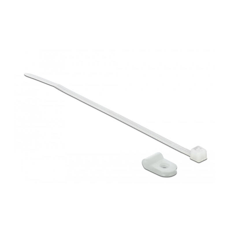 delock-befestigungsschelle-32-mm-mit-cablebinder-l-100-x-b-25-mm-weiss