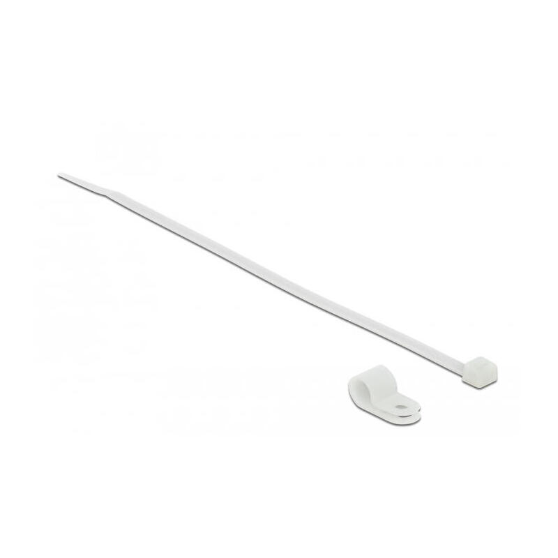delock-befestigungsschelle-64-mm-mit-cablebinder-l-200-x-b-36-mm-weiss