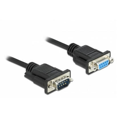 delock-rs-232-cable-seriell-d-sub9-stecker-zu-buchse-mit-schmalem-steckergehause-2-m