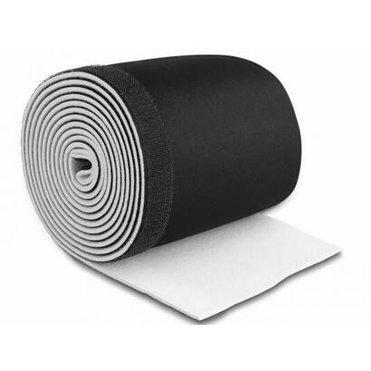 delock-cableschlauch-neopren-flexibel-mit-klettverschluss-3-m-x-135-mm-schwarz-weiss