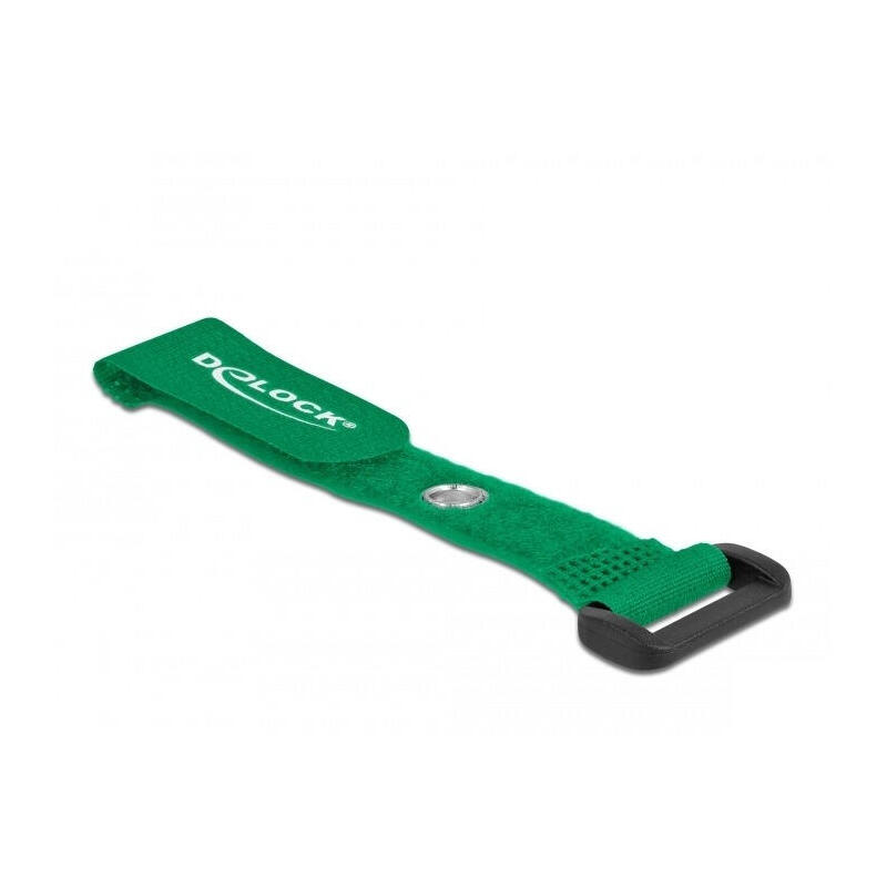 delock-klett-cablebinder-mit-schlaufe-und-befestigungsose-l-150-x-b-20-mm-grun-5-stuck