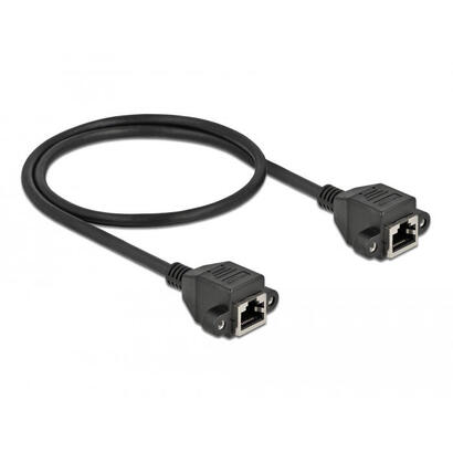 delock-netzwerk-verlangerungscable-s-ftp-rj45-buchse-zu-rj45-buchse-cat6a-50-cm-schwarz