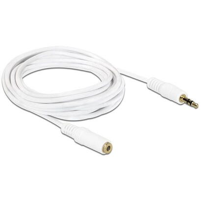 delock-klinkenverlangerungscable-35-mm-3-pin-stecker-buchse-3-m-weiss