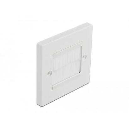 delock-cablemanagement-abdeckblende-86-x-86-mm-mit-weissen-burstenstreifen