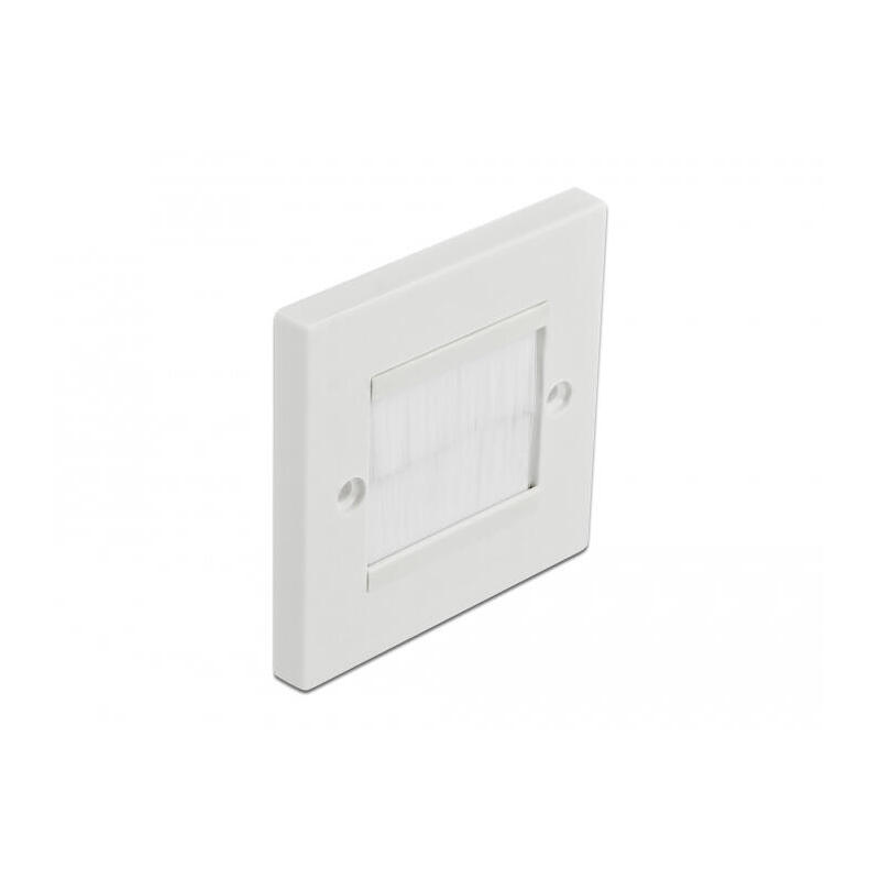 delock-cablemanagement-abdeckblende-86-x-86-mm-mit-weissen-burstenstreifen