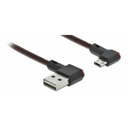 delock-easy-usb-20-cable-typ-a-stecker-zu-easy-usb-typ-micro-b-stecker-gewinkelt-links-rechts-1-m-schwarz